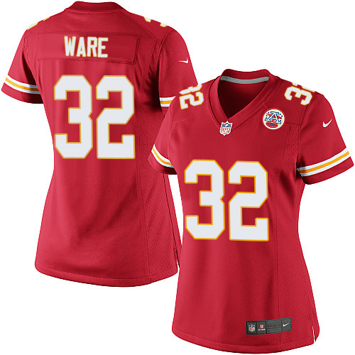 Women's Elite Spencer Ware Nike Jersey Red Home - #32 NFL Kansas City Chiefs